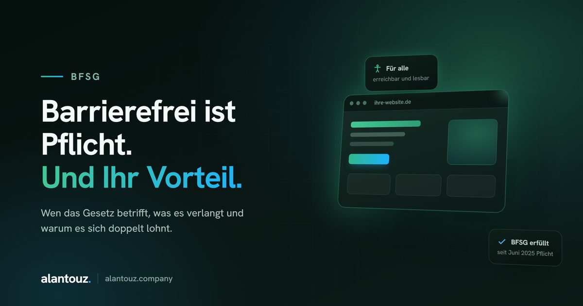 Barrierefreie Website nach BFSG