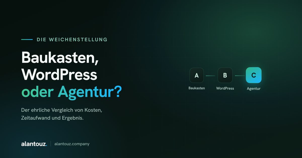 Baukasten, WordPress oder Agentur?