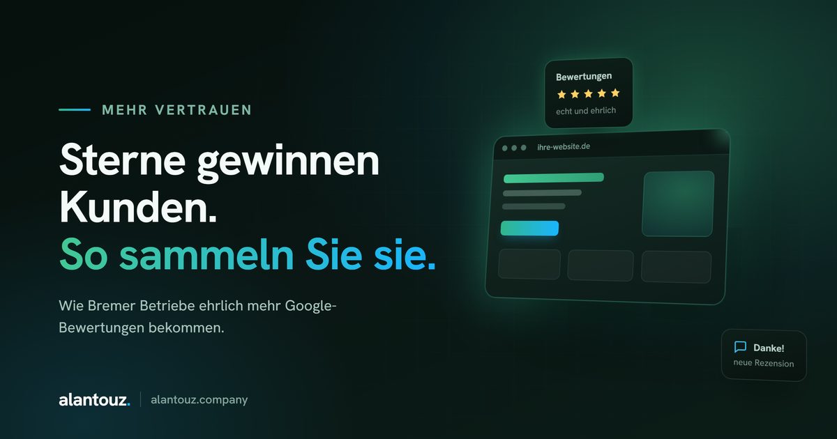 Mehr Google-Bewertungen für Bremer Betriebe