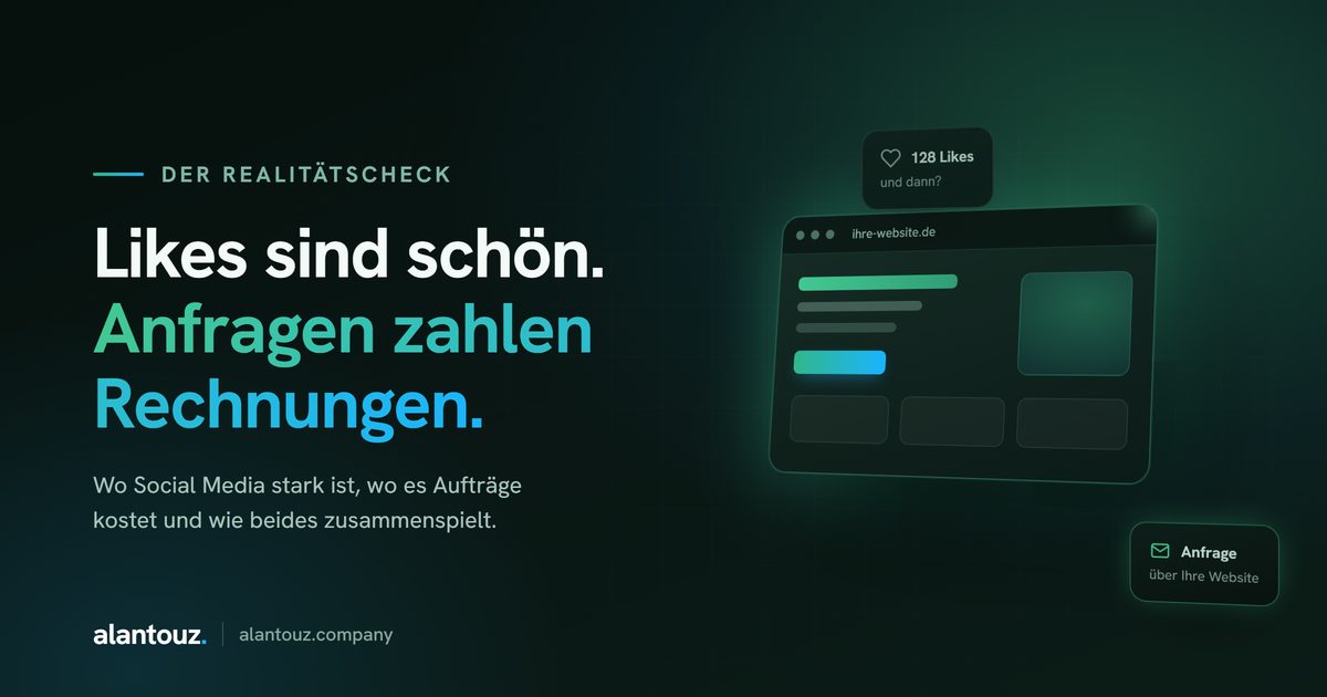 Reicht Instagram statt Website?