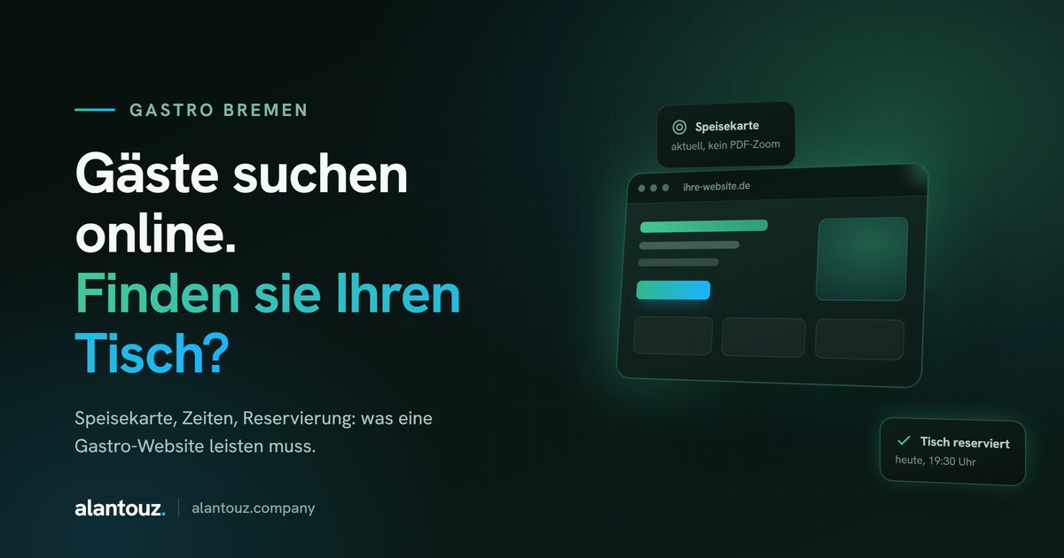 Website für Gastronomie in Bremen