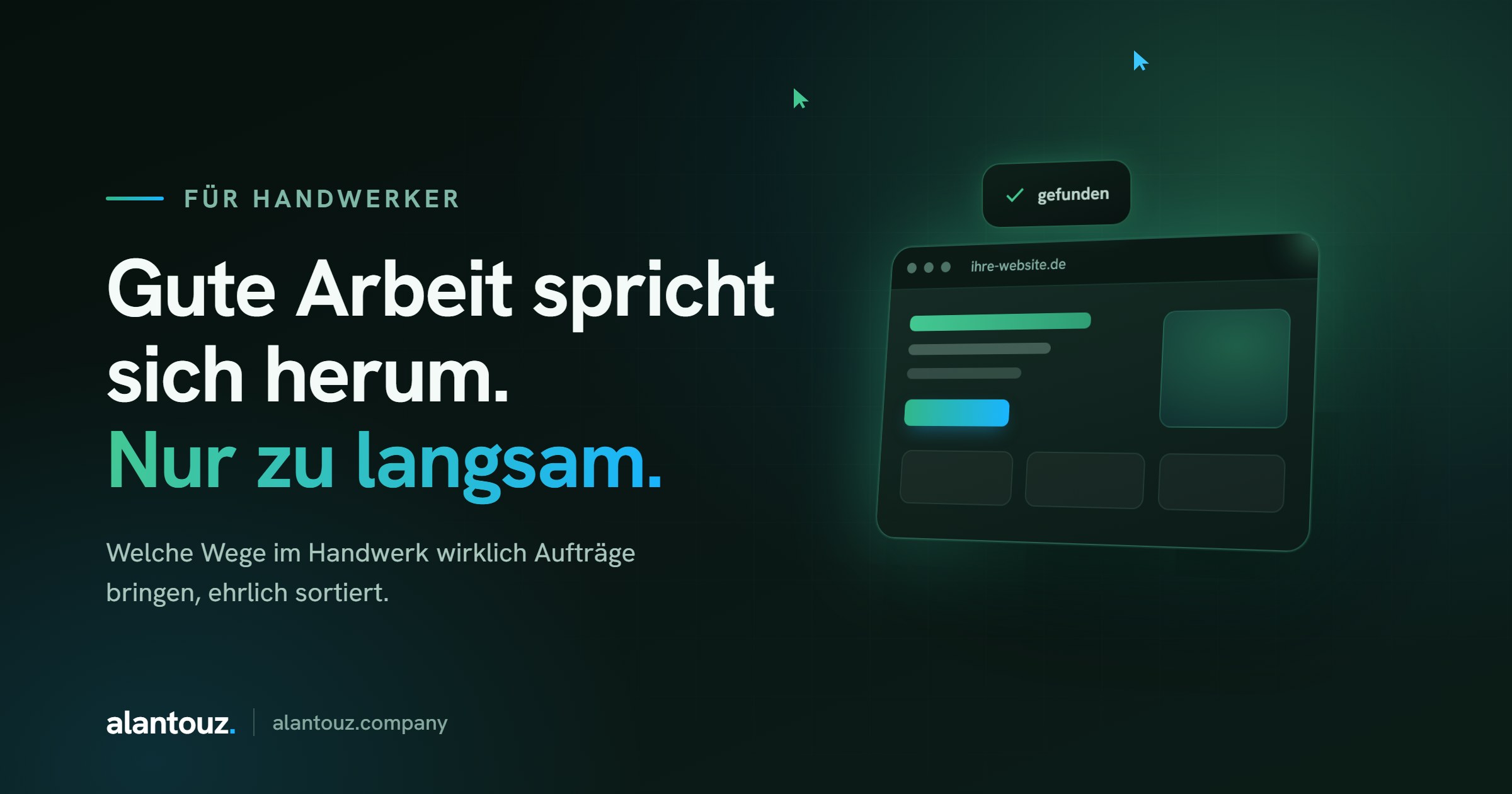 Marketing für Handwerker, Beitragsbild von Al Antouz Company aus Bremen