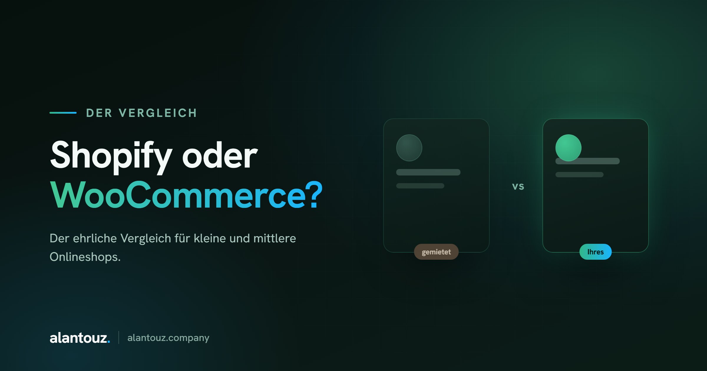 Shopify oder WooCommerce? Der ehrliche Vergleich für kleine Händler, Beitragsbild von Al Antouz Company aus Bremen