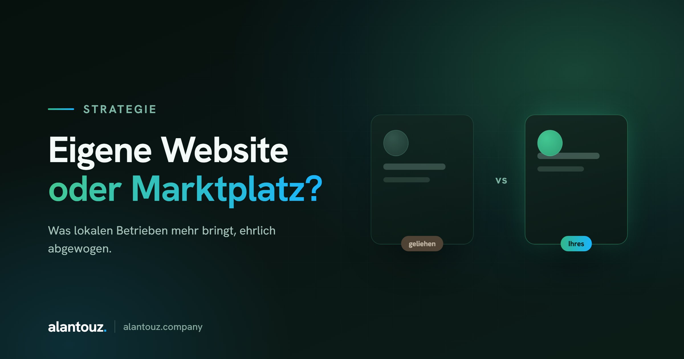 Eigene Website oder Online-Marktplatz, Beitragsbild von Al Antouz Company aus Bremen