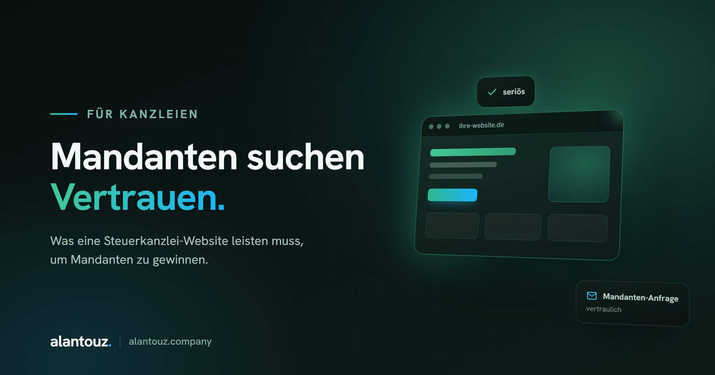 Website für die Steuerkanzlei, Beitragsbild von Al Antouz Company aus Bremen