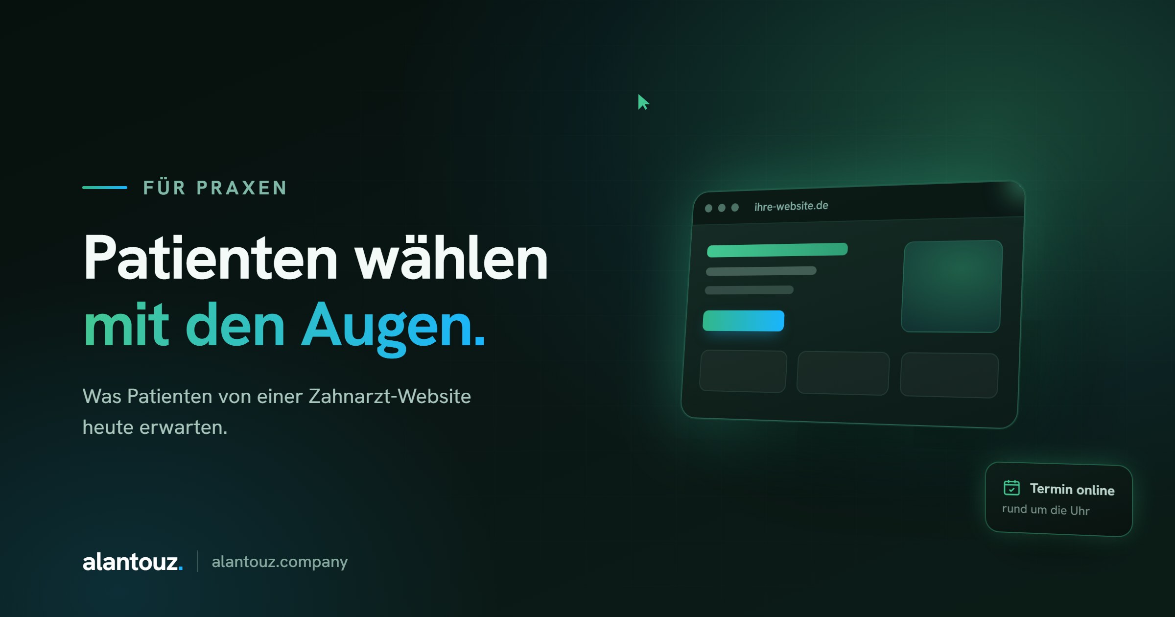Website für die Zahnarztpraxis, Beitragsbild von Al Antouz Company aus Bremen