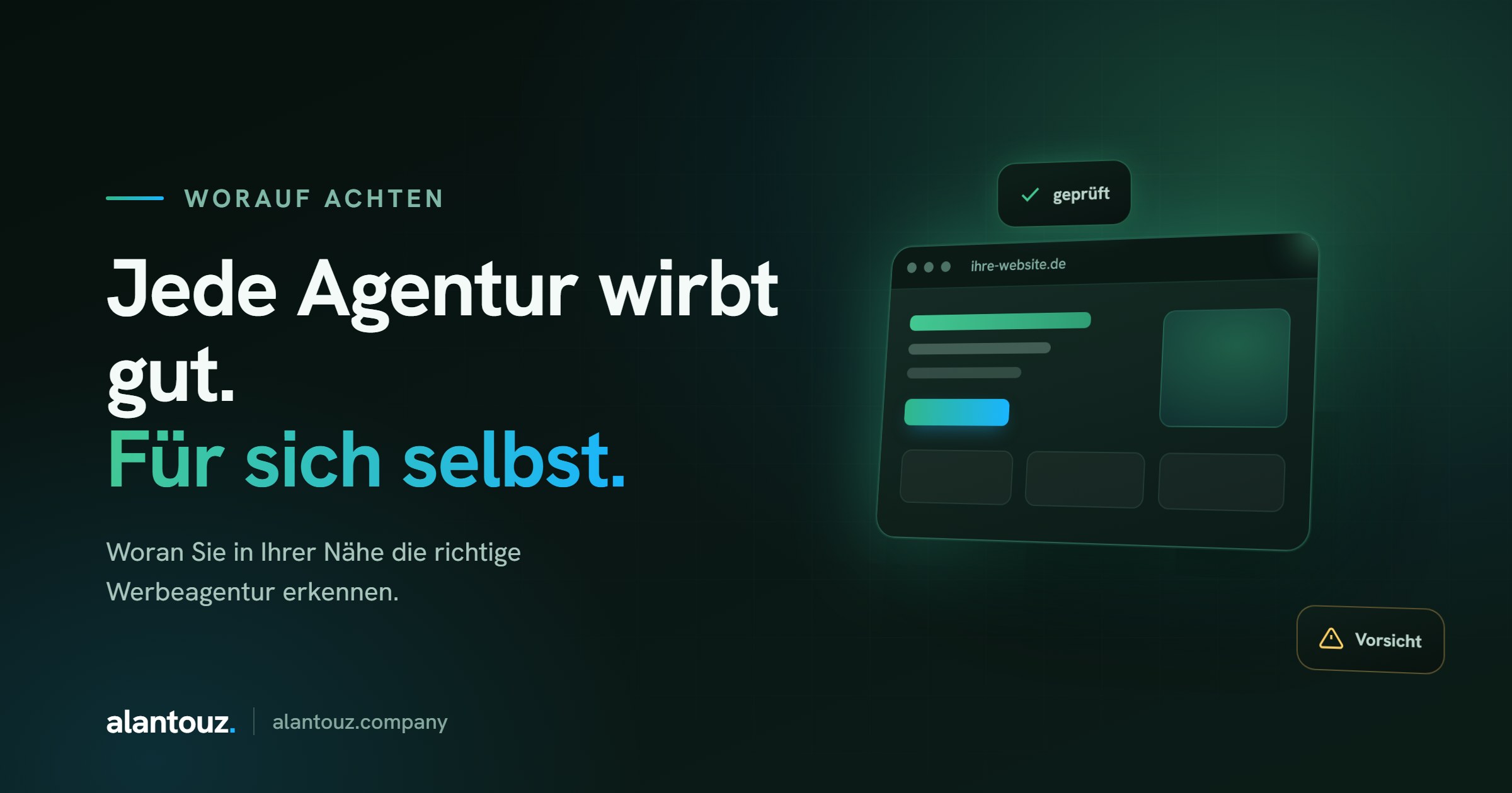 Werbeagentur in der Nähe, Beitragsbild von Al Antouz Company aus Bremen