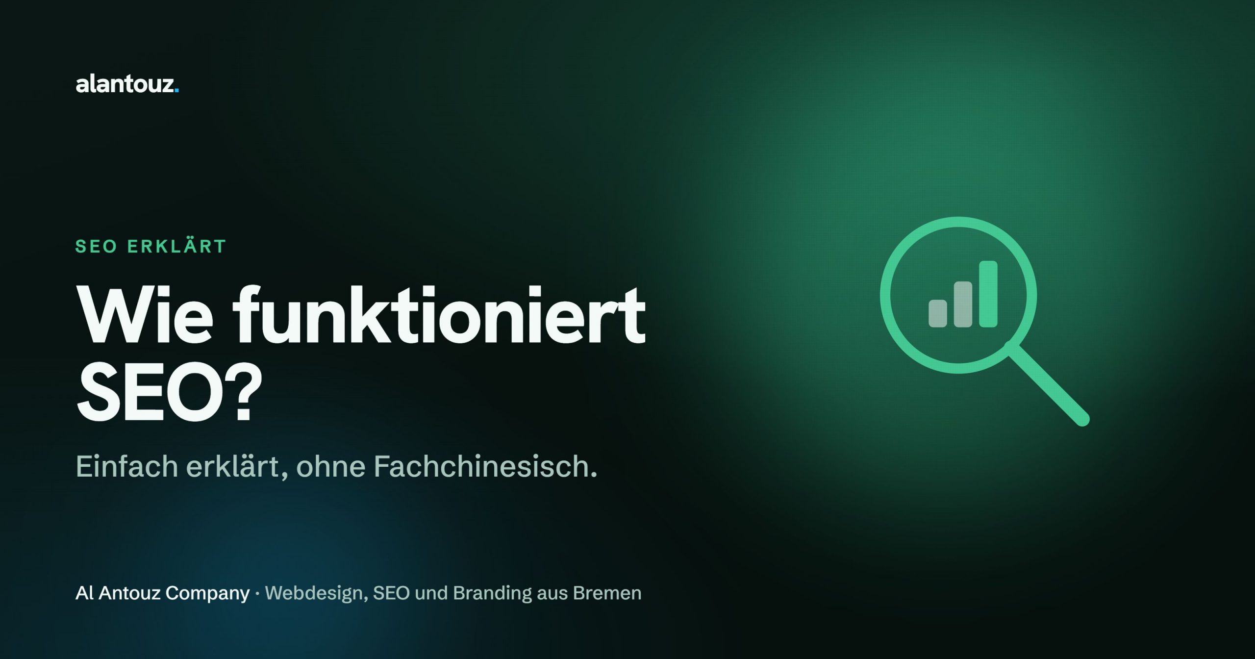 Illustration einer Google-Suchergebnisliste, bei der eine Website nach oben steigt, Sinnbild für funktionierende Suchmaschinenoptimierung